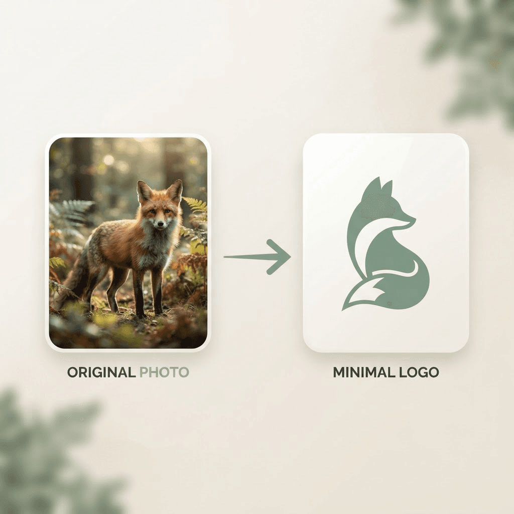 Turn a photo, sketch, or picture into a logo