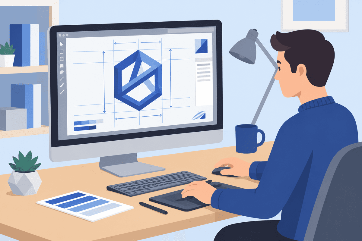 Refine existing logo like a brand designer