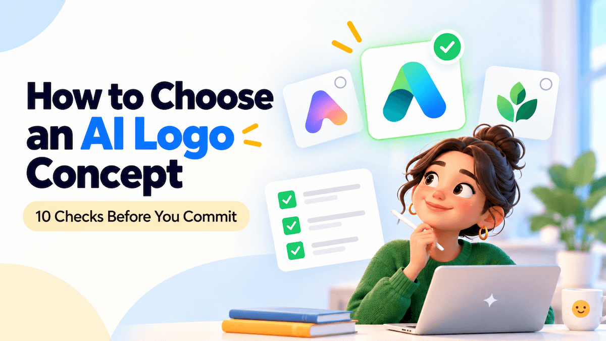 How to Choose an AI Logo Concept: 10 Checks Before You Commit