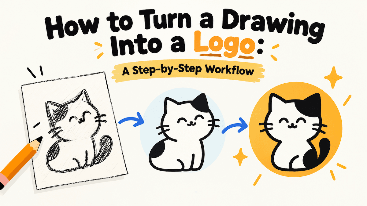 How to Turn a Drawing Into a Logo: A Step-by-Step Workflow