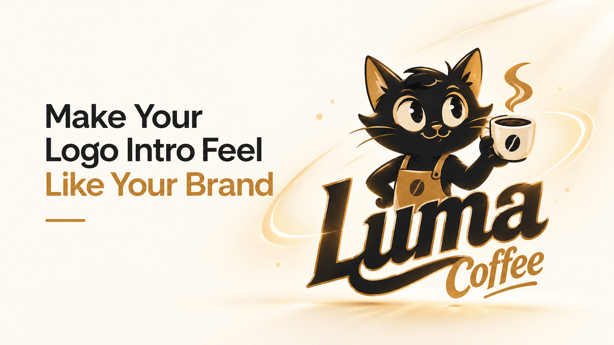 How to Make a Logo Intro Feel Like Your Brand