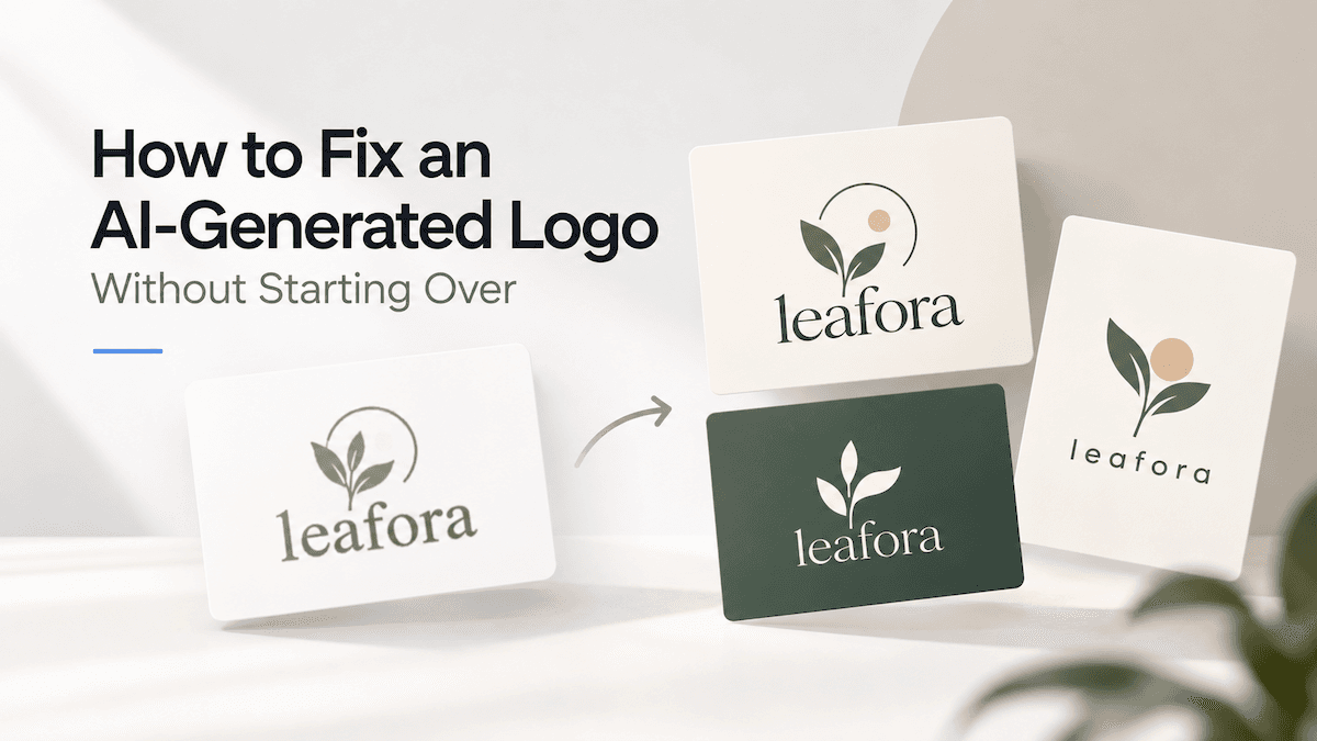 How to Fix an AI-Generated Logo Without Starting Over