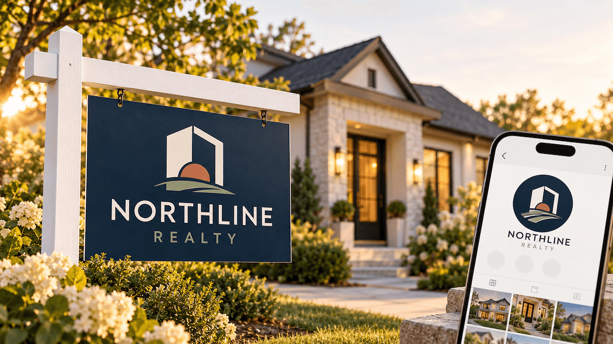 How to Design a Real Estate Logo That Works on Yard Signs and Social Media