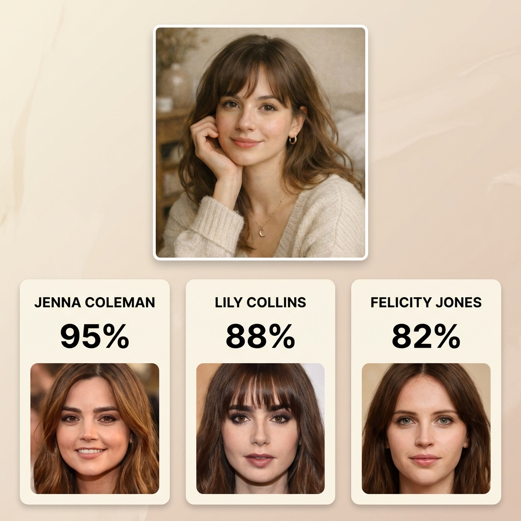 Celebrity look-alike Your celebrity match example