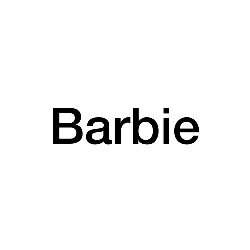 Barbie Font Text