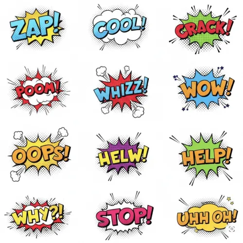 Speech Bubble Comic Text Effect