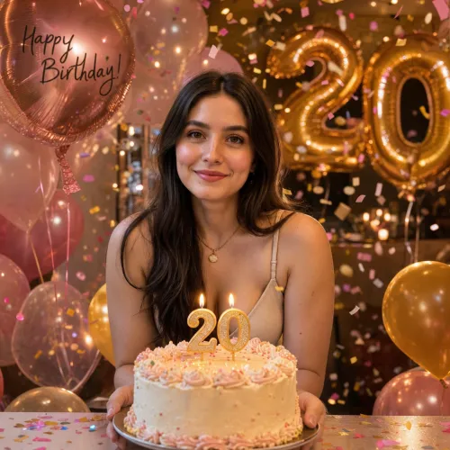 Birthday Balloon Photoshoot