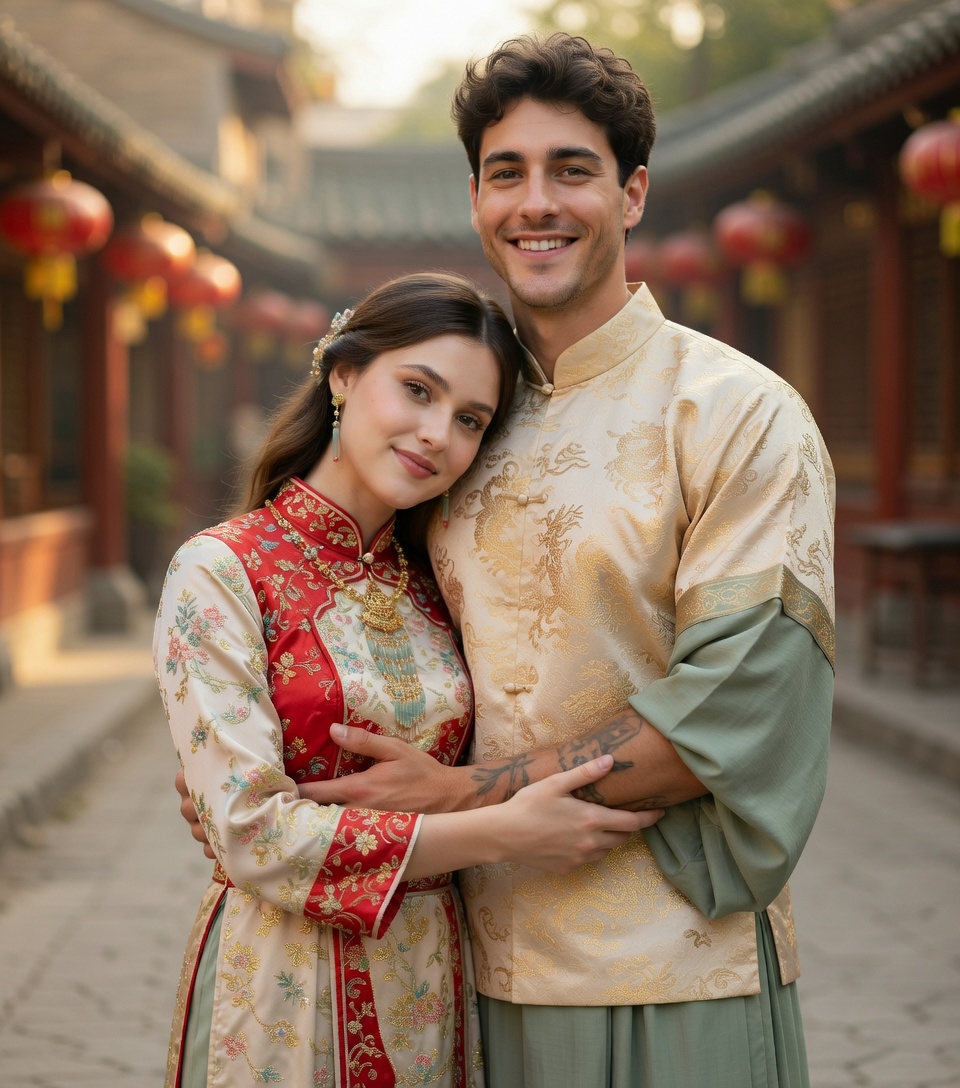 AI outfit result from Chinese Style Effect Photo