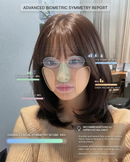 AI Face Symmetry Test