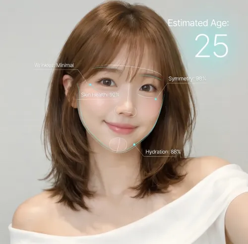 AI Facial Aging Test