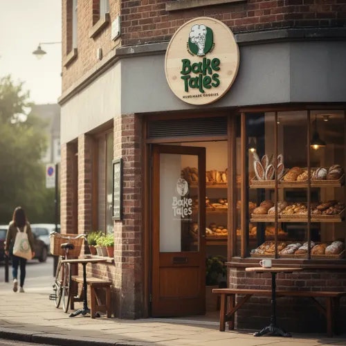 Bakery Storefront Mockup