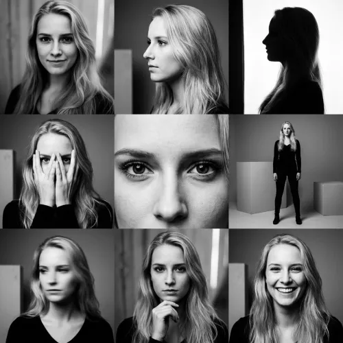 Black and White Portrait