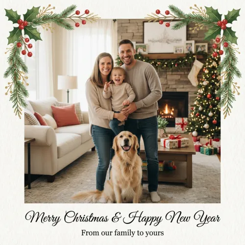 AI Photo to Christmas Card