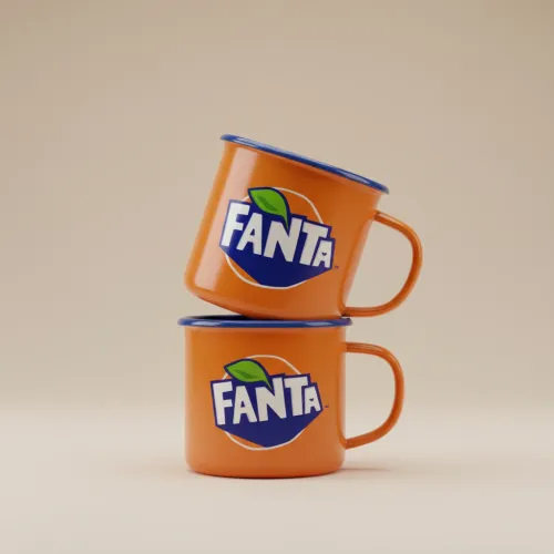 Enamel Mug Mockup