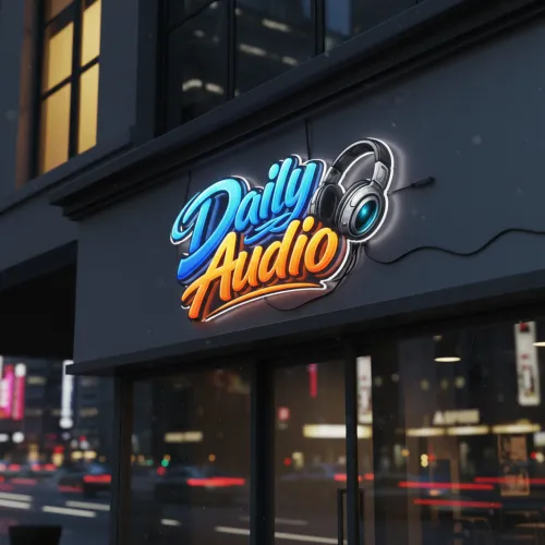 Neon Shop Sign Mockup