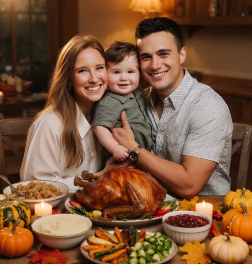 Thanksgiving Dinner Image Filter