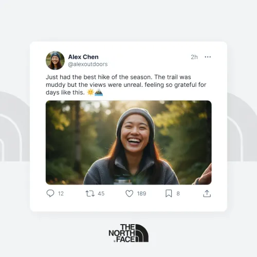 Twitter Style UGC Testimonial