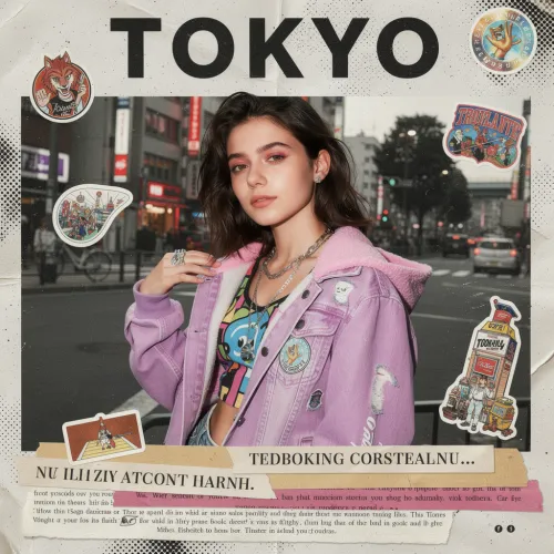 Y2K Collage Portrait