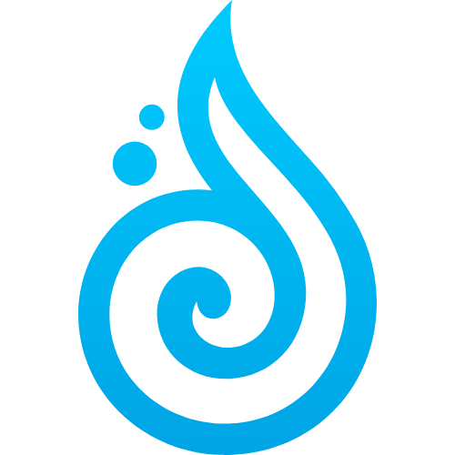 Water drop spa logo icon