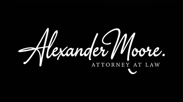 Compact Signature signature logo example with white lettering on a dark background