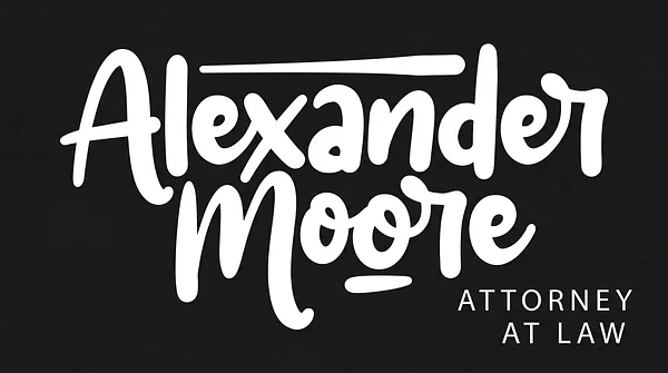 Playful Lettering signature logo example with white lettering on a dark background