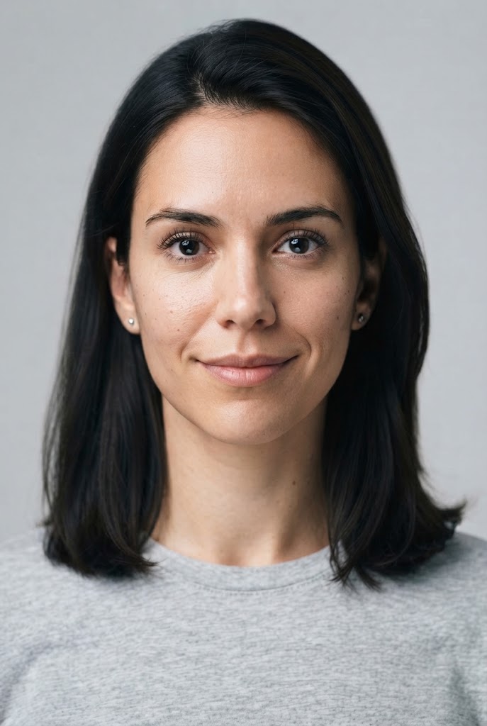 Subtle smile portrait example
