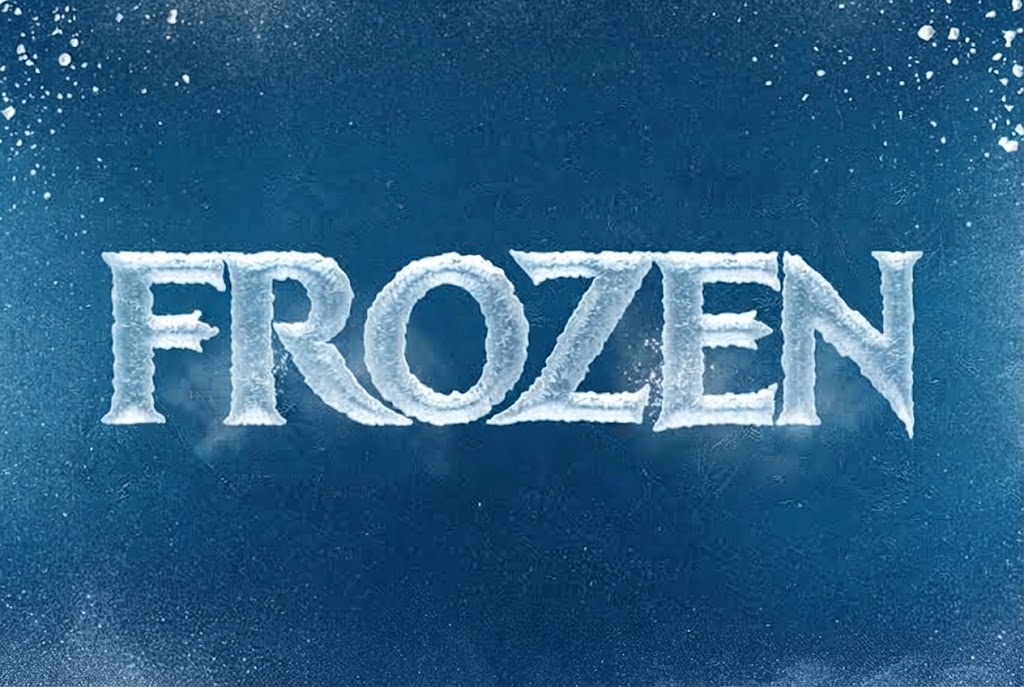Frosty icy frozen text effect