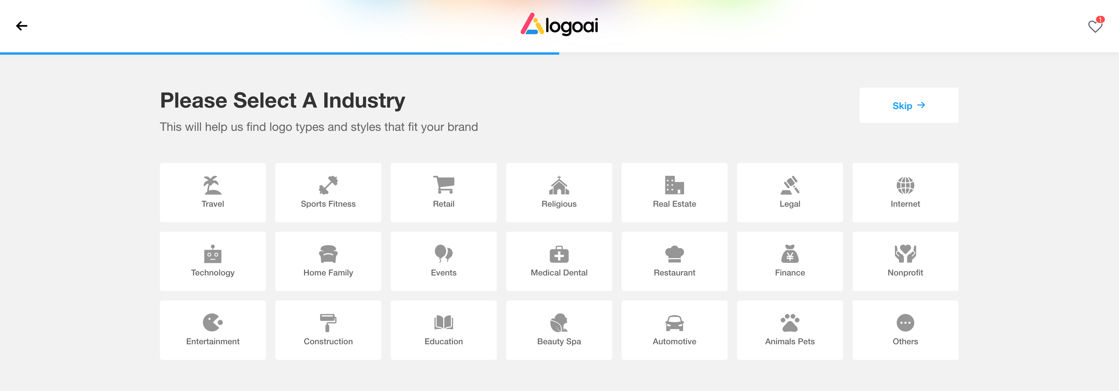 choose an industry for your abstract logo