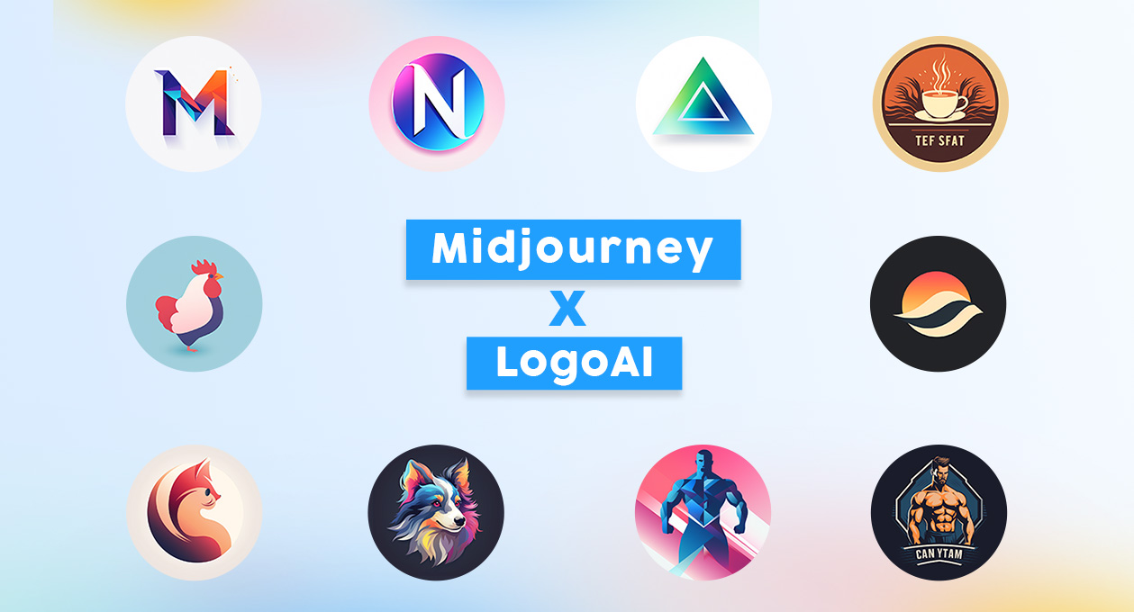 Design logo with Midjourney and LogoAI