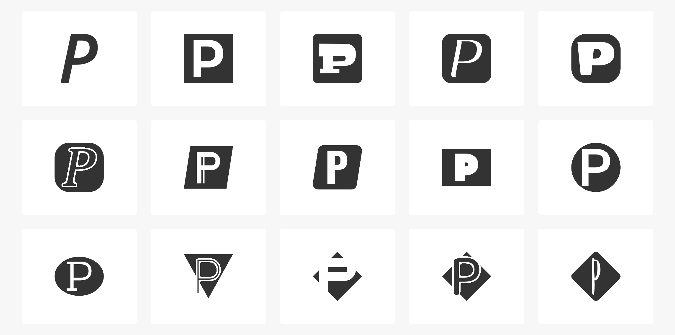 Making a "P" Letter Monogram Online For Free