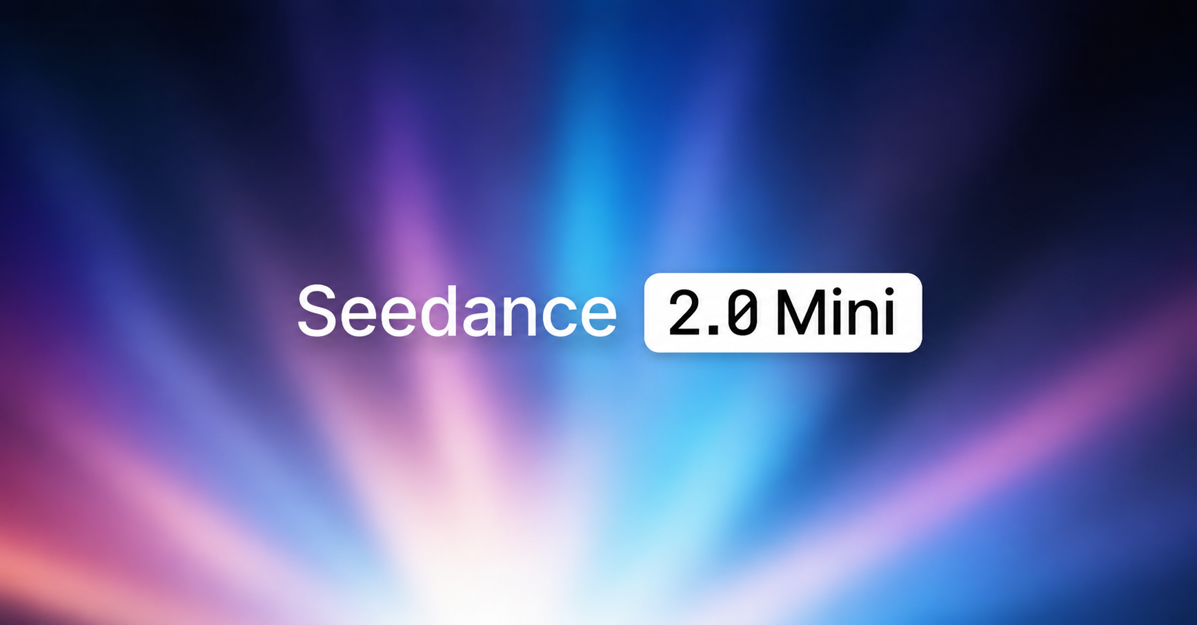Seedance 2.0 Mini Arrives on AiDesign — High-Quality AI Video from $0.04/s