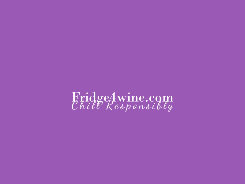 Fridge4wine.com - Chill Responsibly