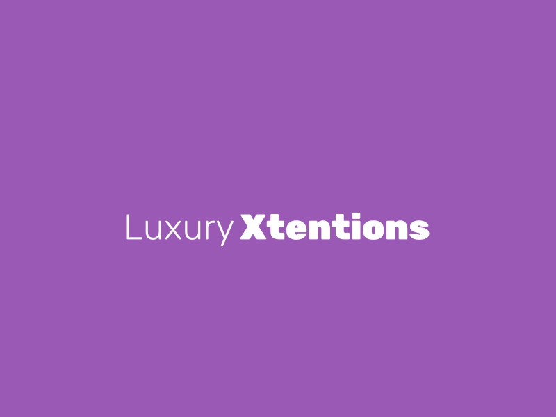 Luxury Xtentions logo design