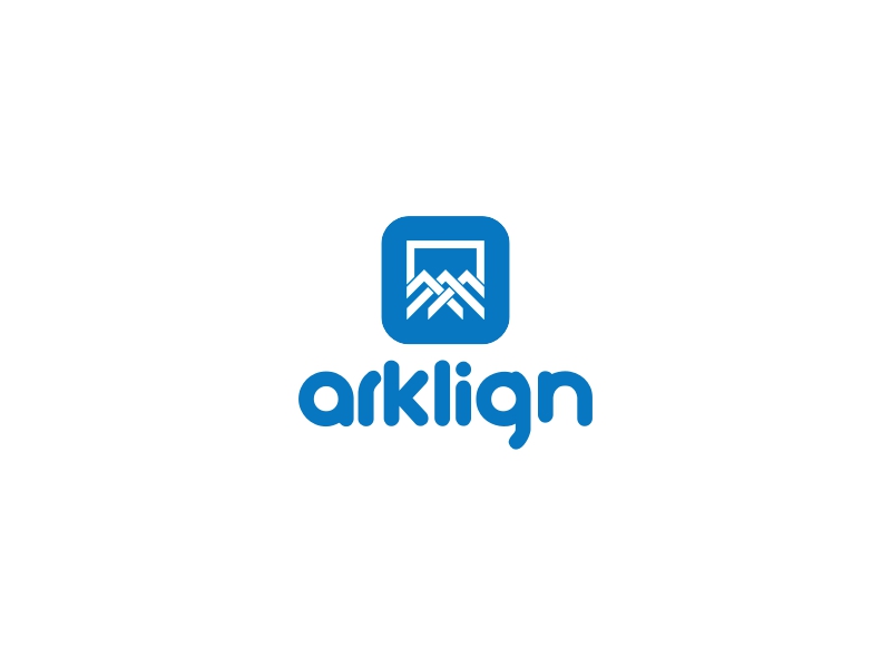 Arklign logo design