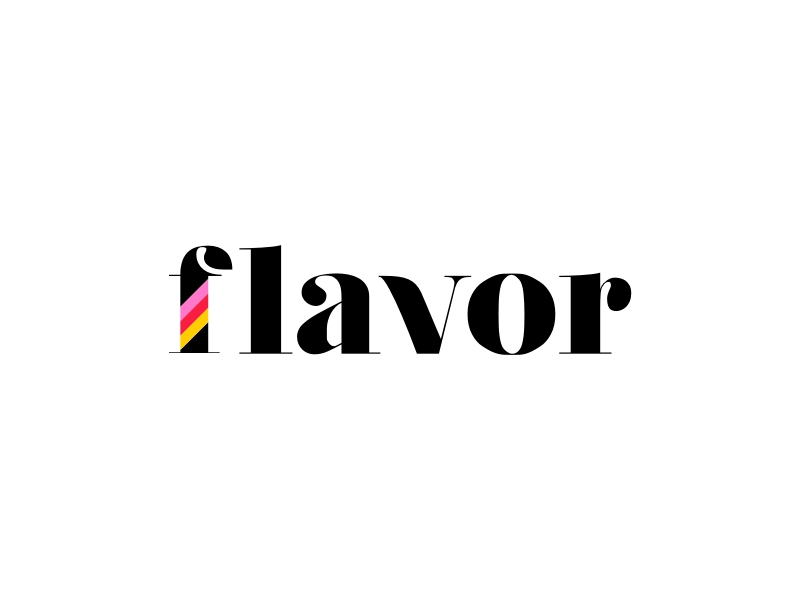 flavor logo design
