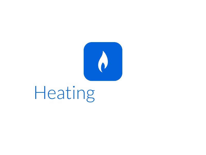Heating Leicester logo design