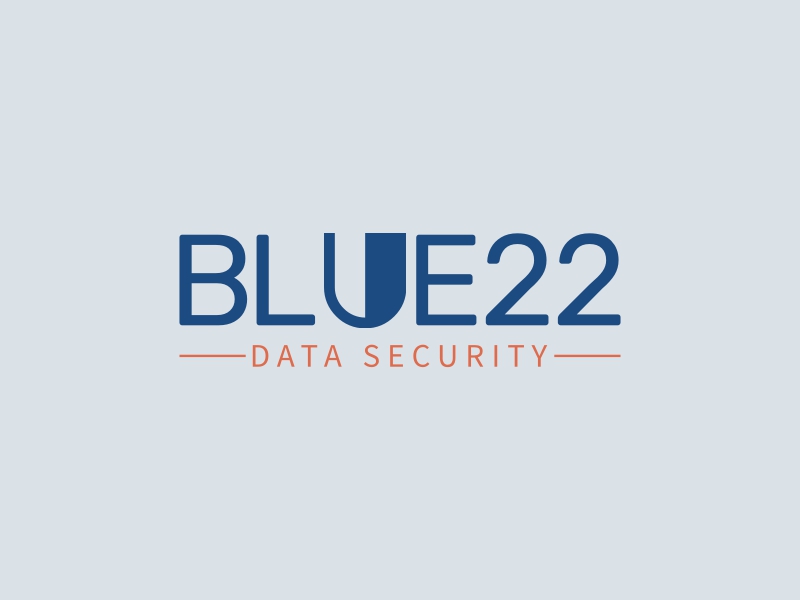 BLUE22 logo design