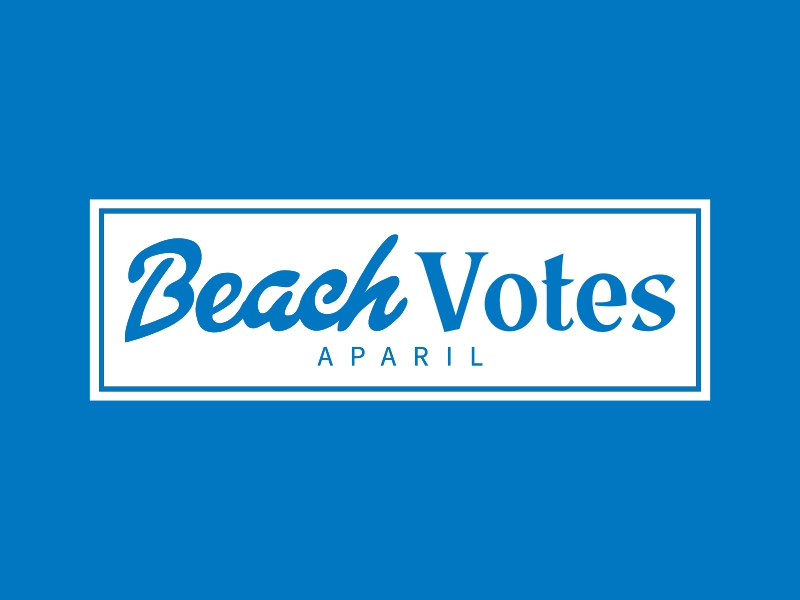 Beach Votes logo design