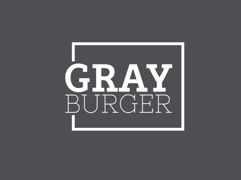Gray Burger logo design