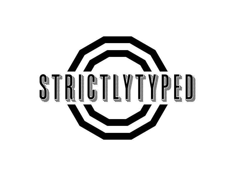 StrictlyTyped logo design