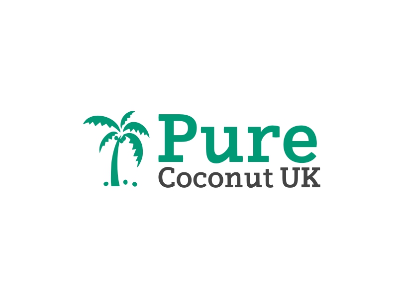 Pure Coconut UK logo design