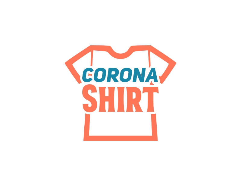 Corona Shirt logo design