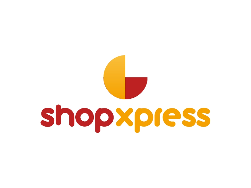 shop xpress logo design