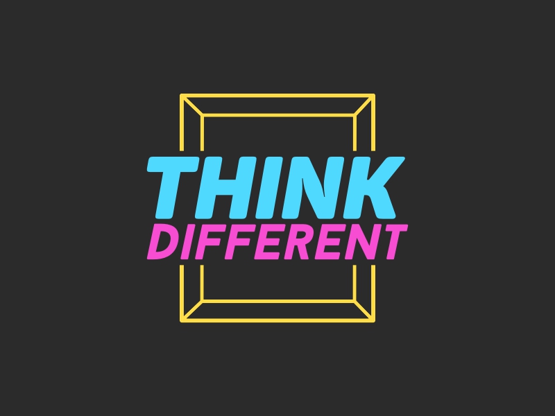 Think Different logo design
