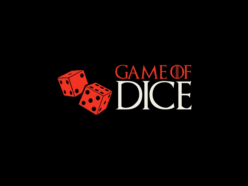 GAME OF DICE logo design