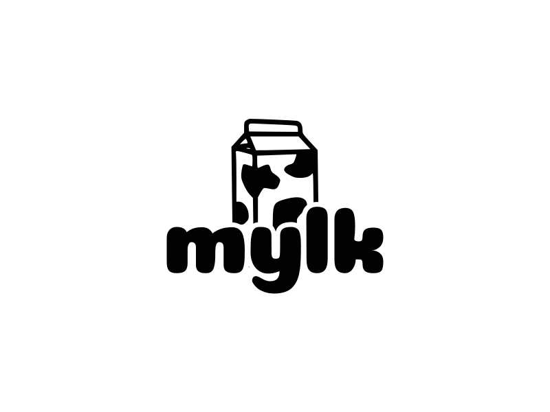 mylk logo design