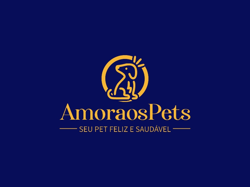 AmoraosPets logo design