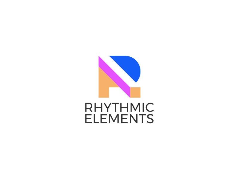 RHYTHMIC ELEMENTS logo design