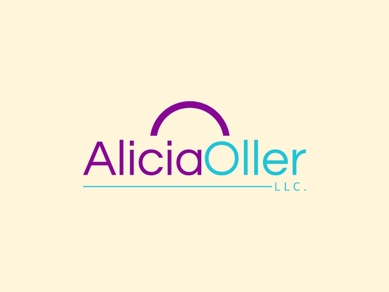Alicia Oller logo design