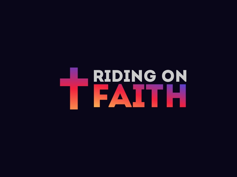 RIDING ON FAITH Logo Maker - Design RIDING ON FAITH logos online